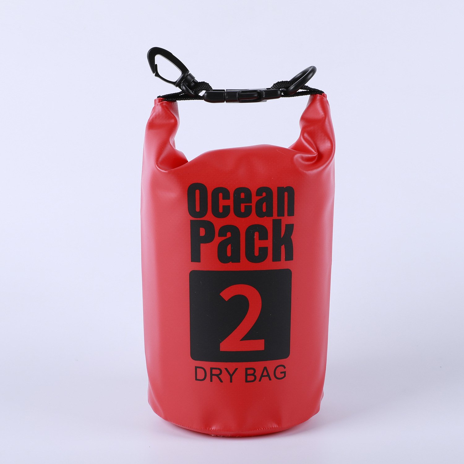 Waterproof Dry Gear Shell Pouch Outdoor Dry Bag 2L Mini Cylinder Anchor Compression Ocean Pack Sack Heavy Duty PVC Roll Top Bags