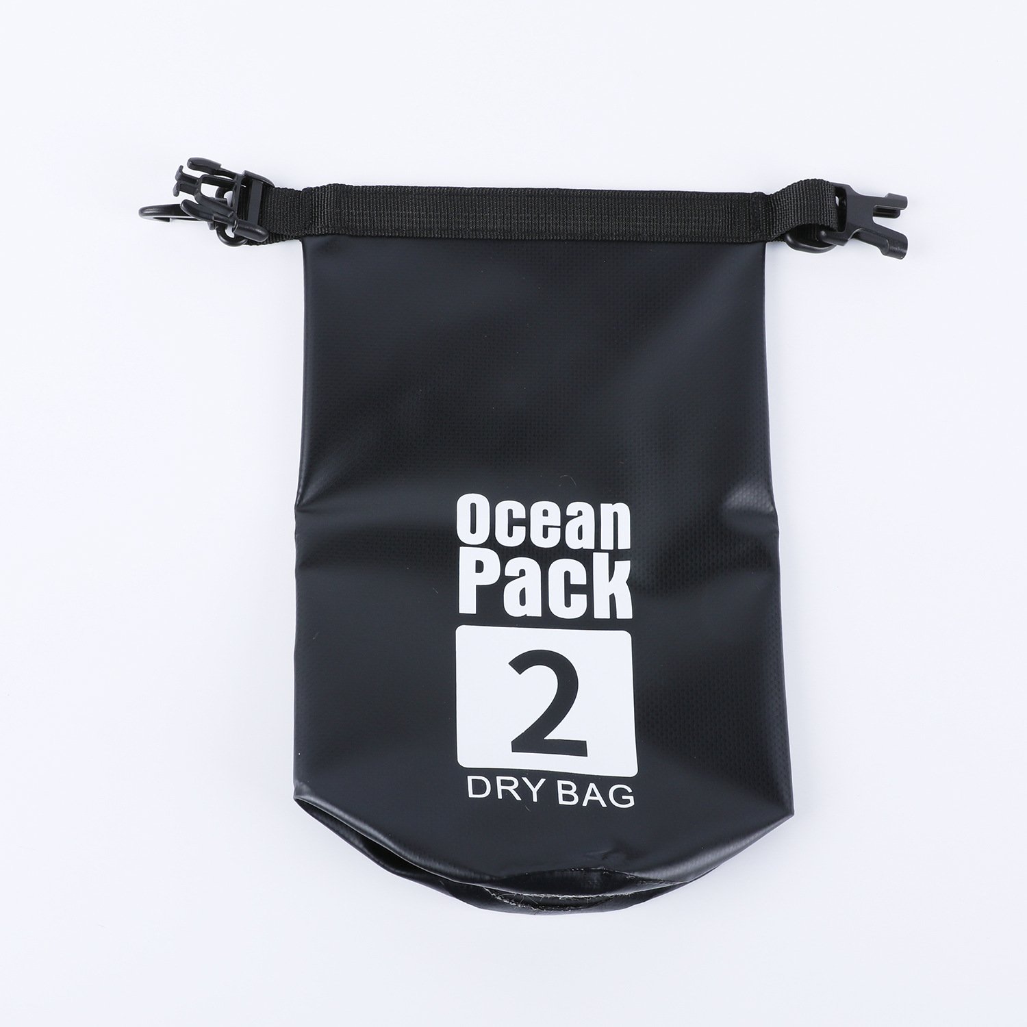 Waterproof Dry Gear Shell Pouch Outdoor Dry Bag 2L Mini Cylinder Anchor Compression Ocean Pack Sack Heavy Duty PVC Roll Top Bags