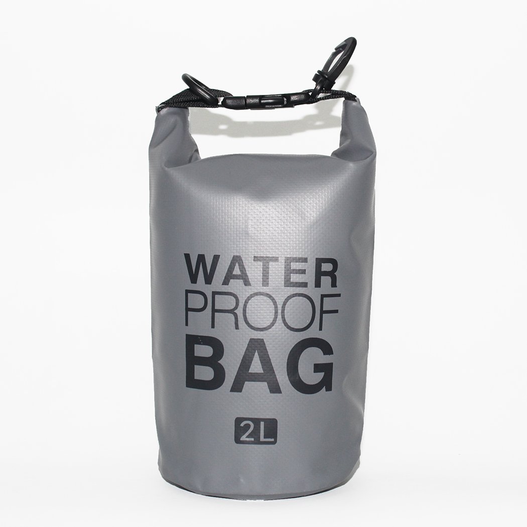 Waterproof Dry Gear Shell Pouch Outdoor Dry Bag 2L Mini Cylinder Anchor Compression Ocean Pack Sack Heavy Duty PVC Roll Top Bags
