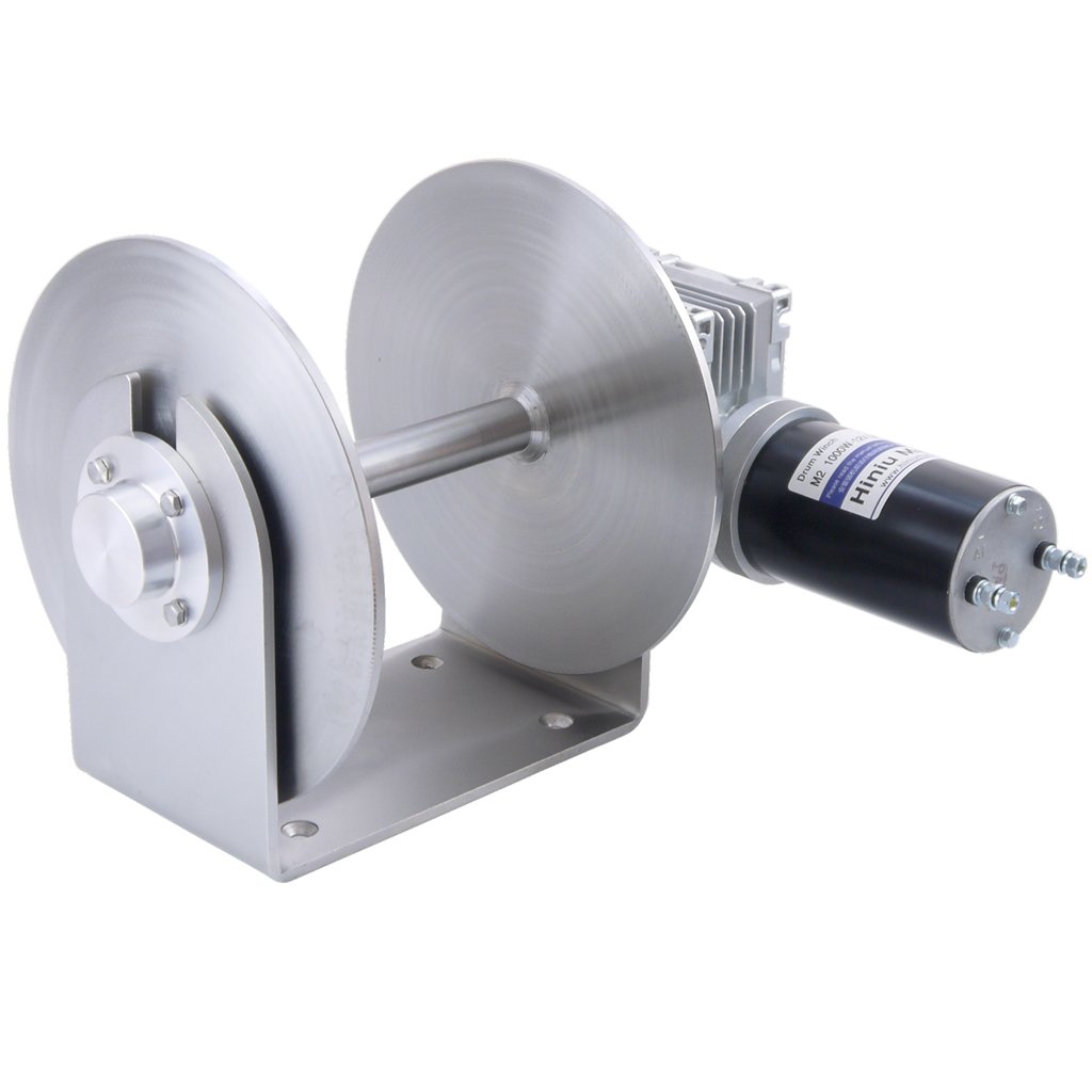 Marine Boat Yacht 316L Stainless Steel Drum Winch Anchor Winch 12V 600W/900W for Boats up to 8m / 26ft