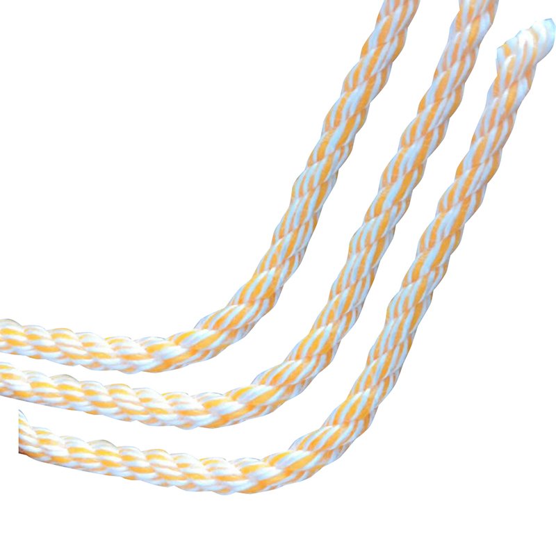3 Strand Twist Polypropylene Plastic Packing Rope Nylon Twine PE PP Rope for Sports and Marine Use