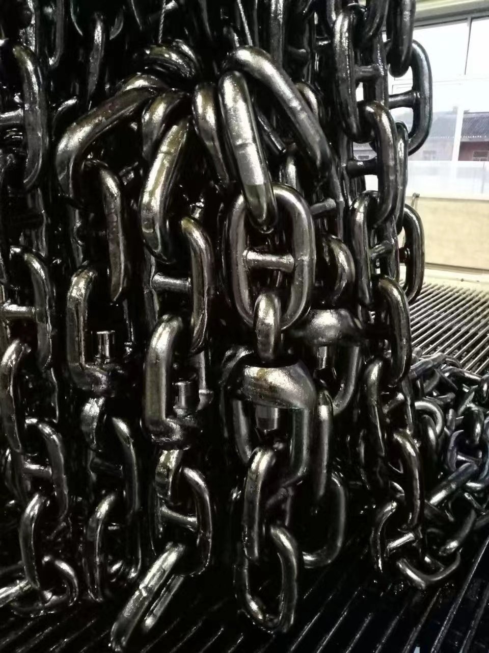 Din 766 Anchor Chain 3/4 22mm 50mm U2 Stud Link Price Alloy Steel Ship Marine Anchor Chain for Sale