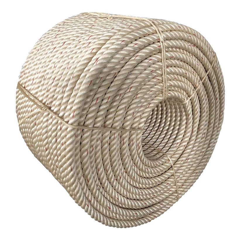 High Strength 3 Strands Twisted Polyprophylene Rope Plastic PP Danline for Packaging and Marine Fishing Net