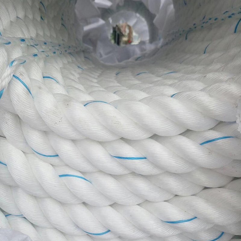 High Strength 3 Strands Twisted Polyprophylene Rope Plastic PP Danline for Packaging and Marine Fishing Net