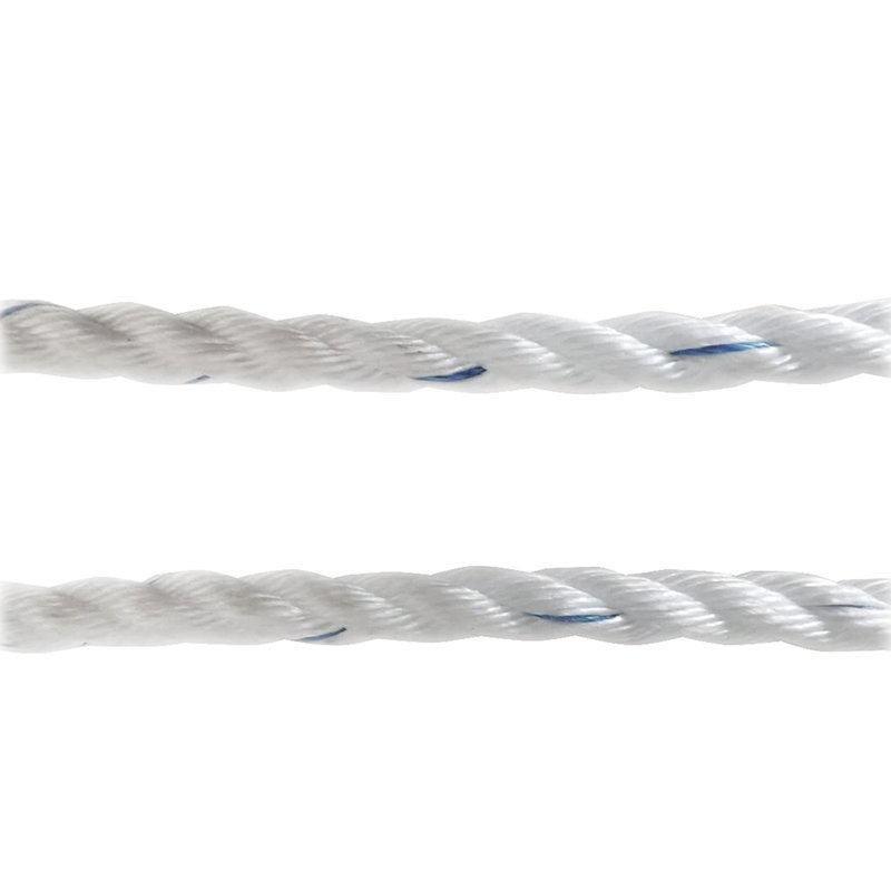 High Strength 3 Strands Twisted Polyprophylene Rope Plastic PP Danline for Packaging and Marine Fishing Net