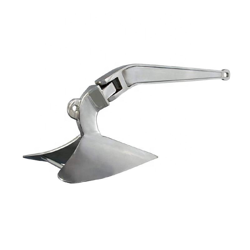 Andy Marine High Quality Yacht Parts 316 Stainless Steel 40Kg Plough Anchor for Boat