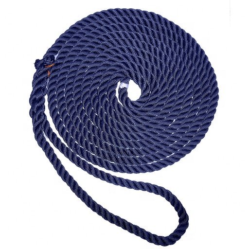 RIOOP ROPE Factory Price 3 Strands Twisted Nylon Polyester Anchor Cord Dock Line Marine Rope for Boat Mooring Yachting