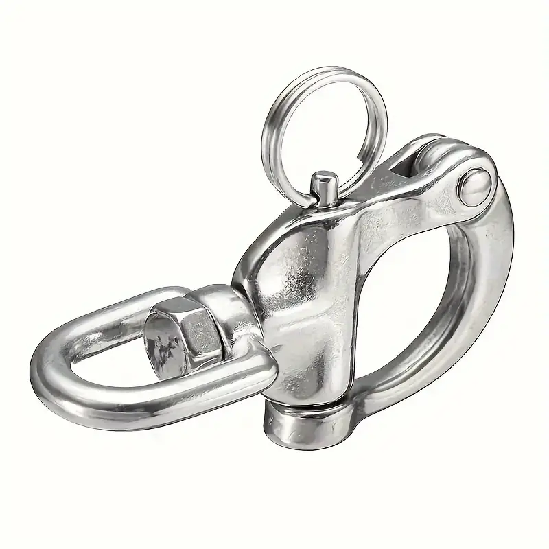 Swivel Snap Hook Shackle Quick Release Boat Anchor Chain Eye Shackles for Marine Architectural
