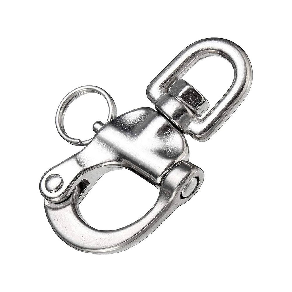 Swivel Snap Hook Shackle Quick Release Boat Anchor Chain Eye Shackles for Marine Architectural