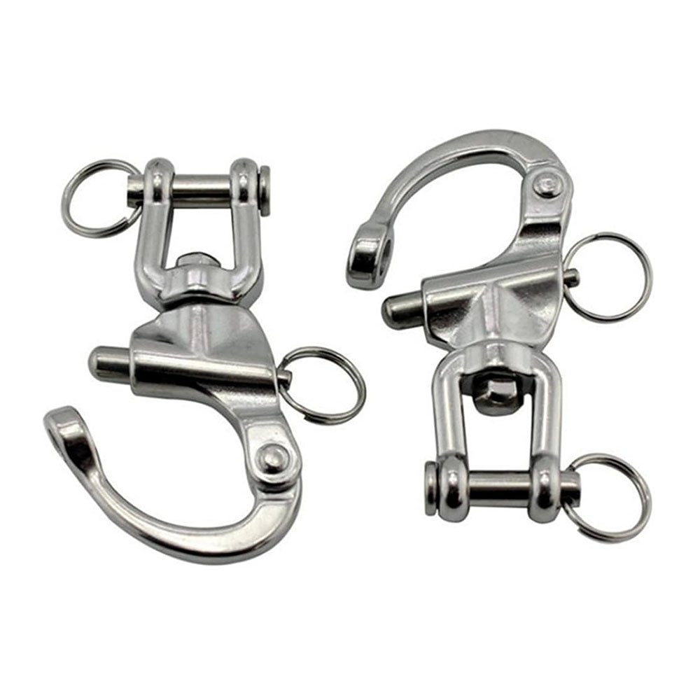 Swivel Snap Hook Shackle Quick Release Boat Anchor Chain Eye Shackles for Marine Architectural