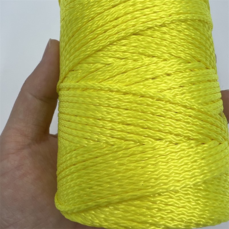 Wholesale 8mm Marine Accessories Braided PP Twine PE Rope for Boat Mooring and Fishing