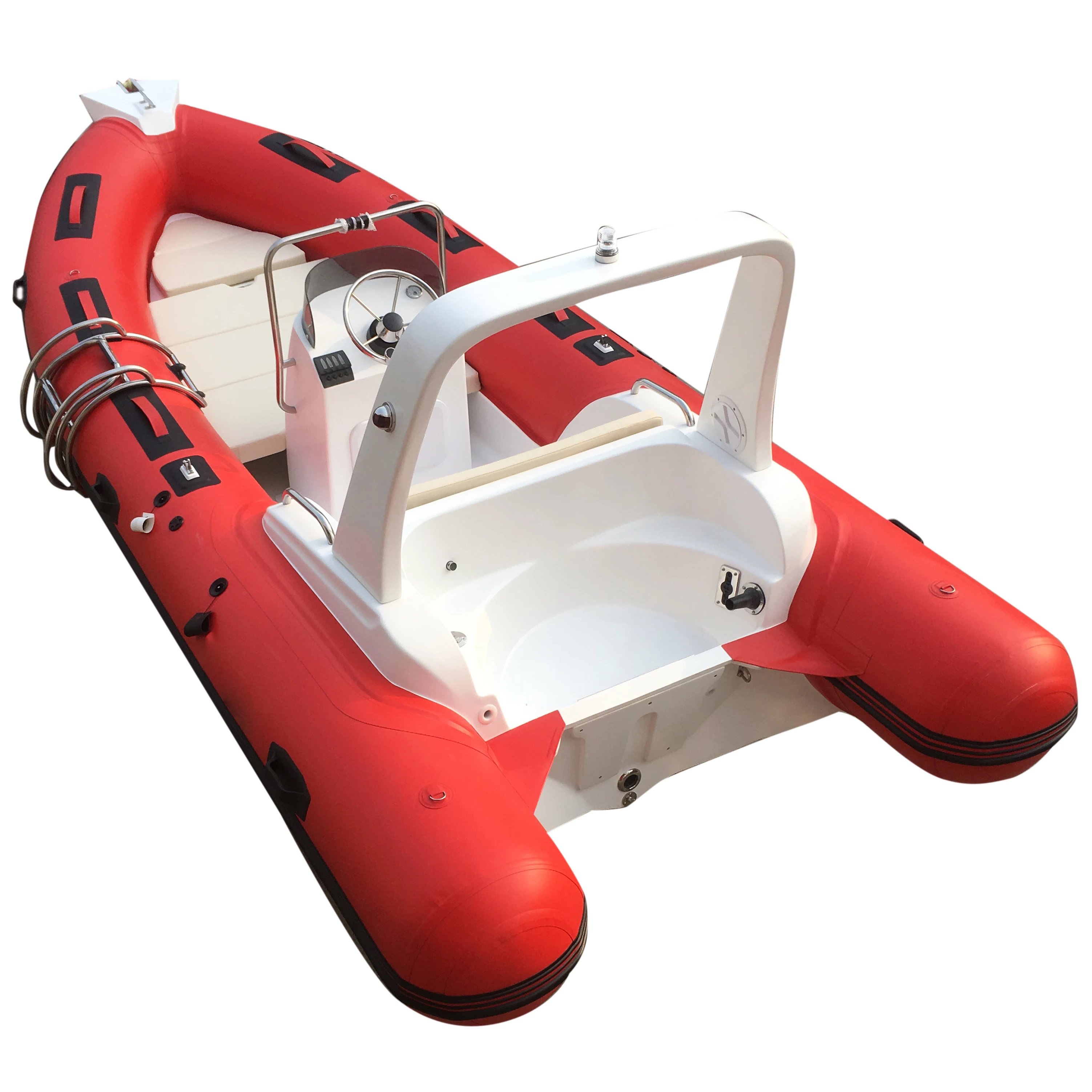Stable Transea Jockey Seat Console Big Foldable Fiberglass Motorize Inflattable Trolling Motor Rib Boat