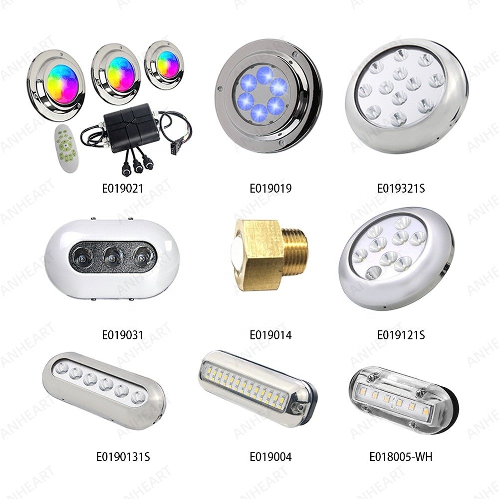 USCG Factory Price Waterproof Led signal Marine Anchor Stern Boat Navigation Lights
