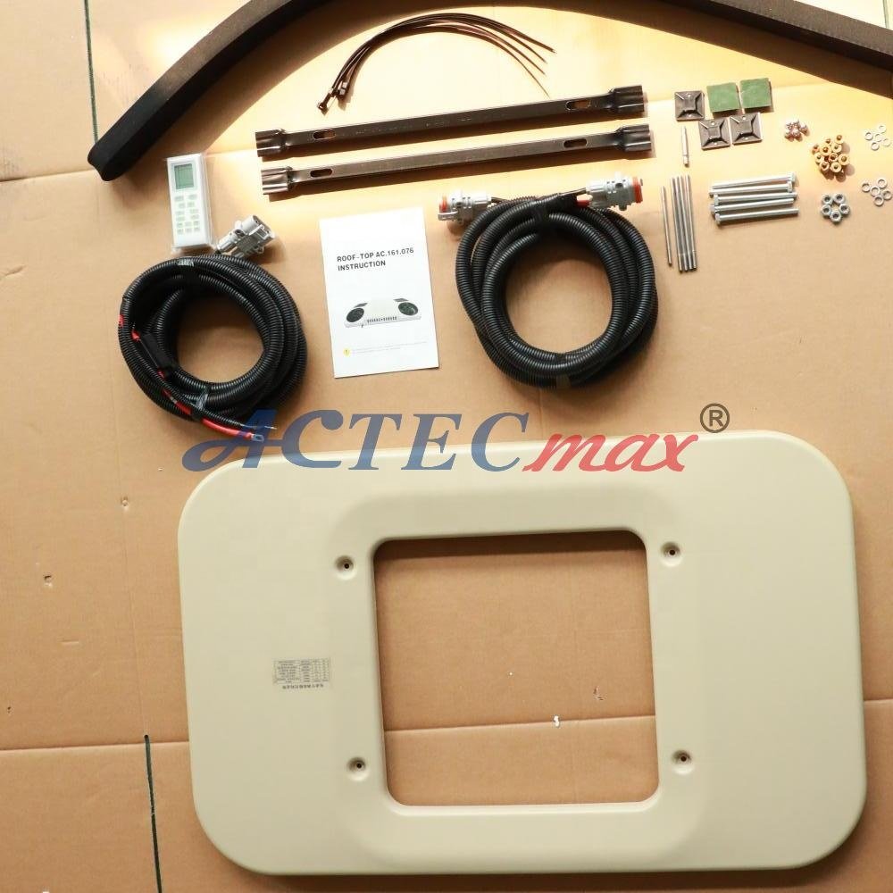 Whole Machine R134a Rooftop Excavator Tractor Boat Truck Air Conditioner AC.161.076 12V Air Conditioning 24V Air Conditioner