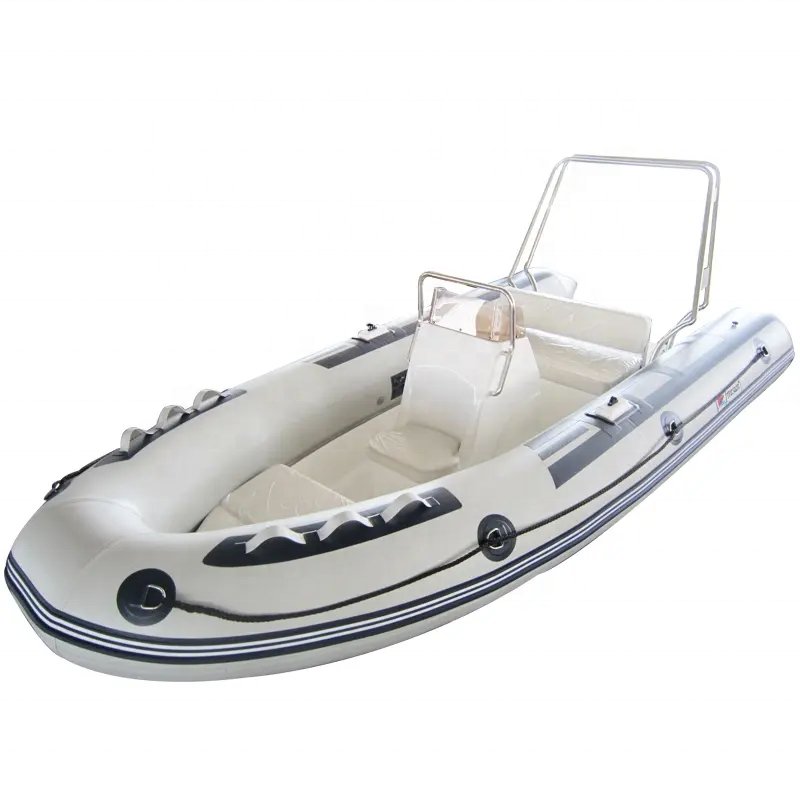 2023 Direct Factory Rib Boat with PVC and Hypalon Material High Speed Boat with Fiberglass Hull Boat
