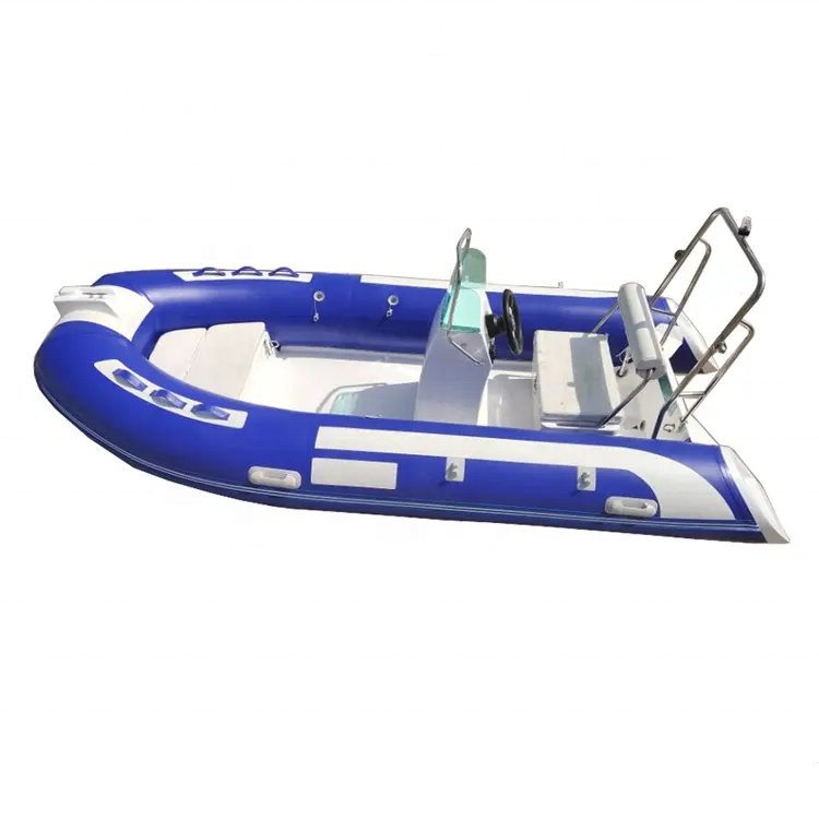 2023 Direct Factory Rib Boat with PVC and Hypalon Material High Speed Boat with Fiberglass Hull Boat