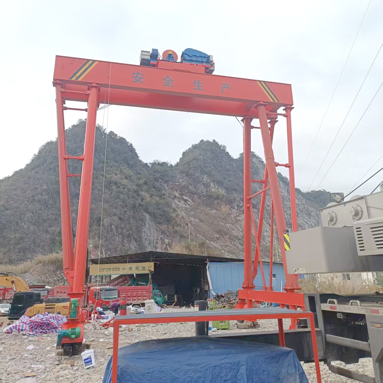 Mobile Rubber Tyre Gantry Crane (RTG) for Boat Lifting Container Yards40ft/45ft Spreader Anti-Collision System ISO Certified