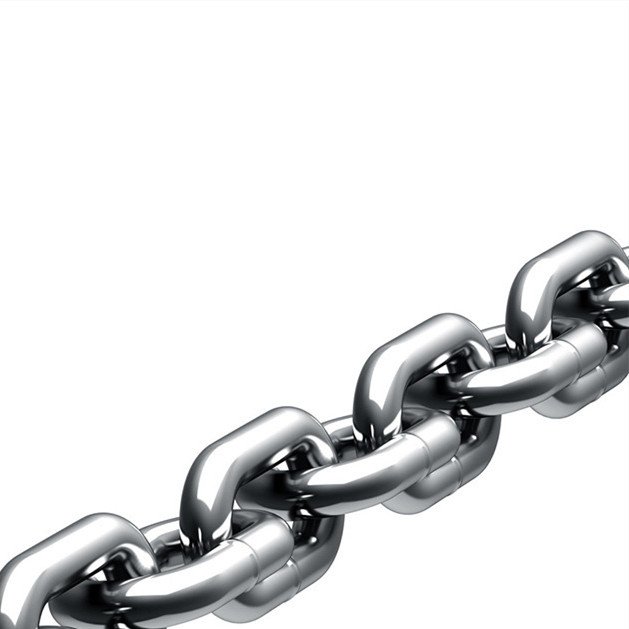 LARIN 10mm Short Link Chain 316 Stainless Steel DIN766 Boat Anchor Chain for Anchoring