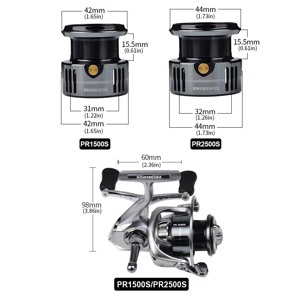 7+1BB Left Right Interchangeable Double Handles Spinning Fishing Reel Casting Trout Spinning Reel for Saltwater Fishing