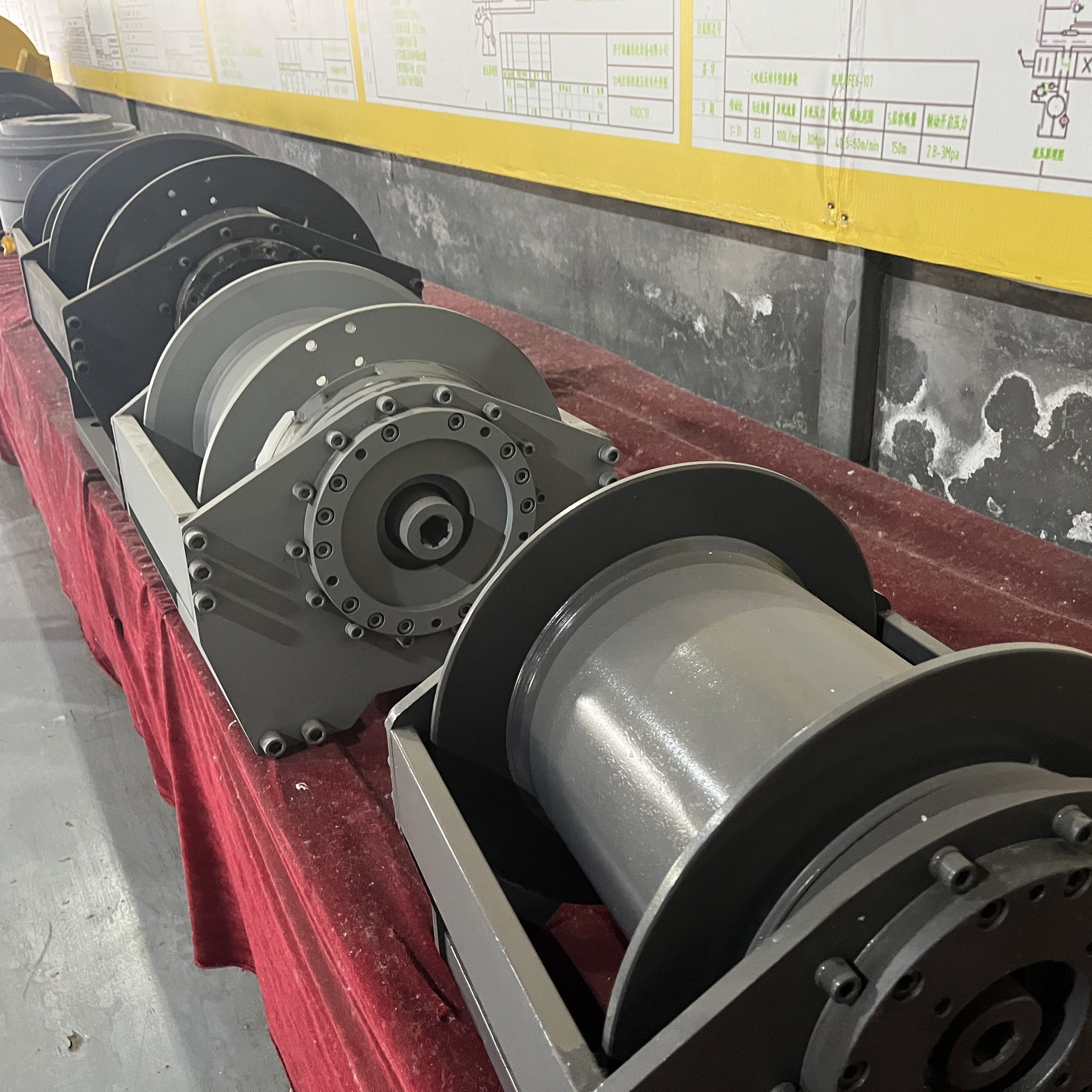 1-5T/10T/15T/20T/25T/30 Ton Used Double Single Drum Free Fall Anchor Hydraulic Winch for Road Recovery Crane Fishing for Sale