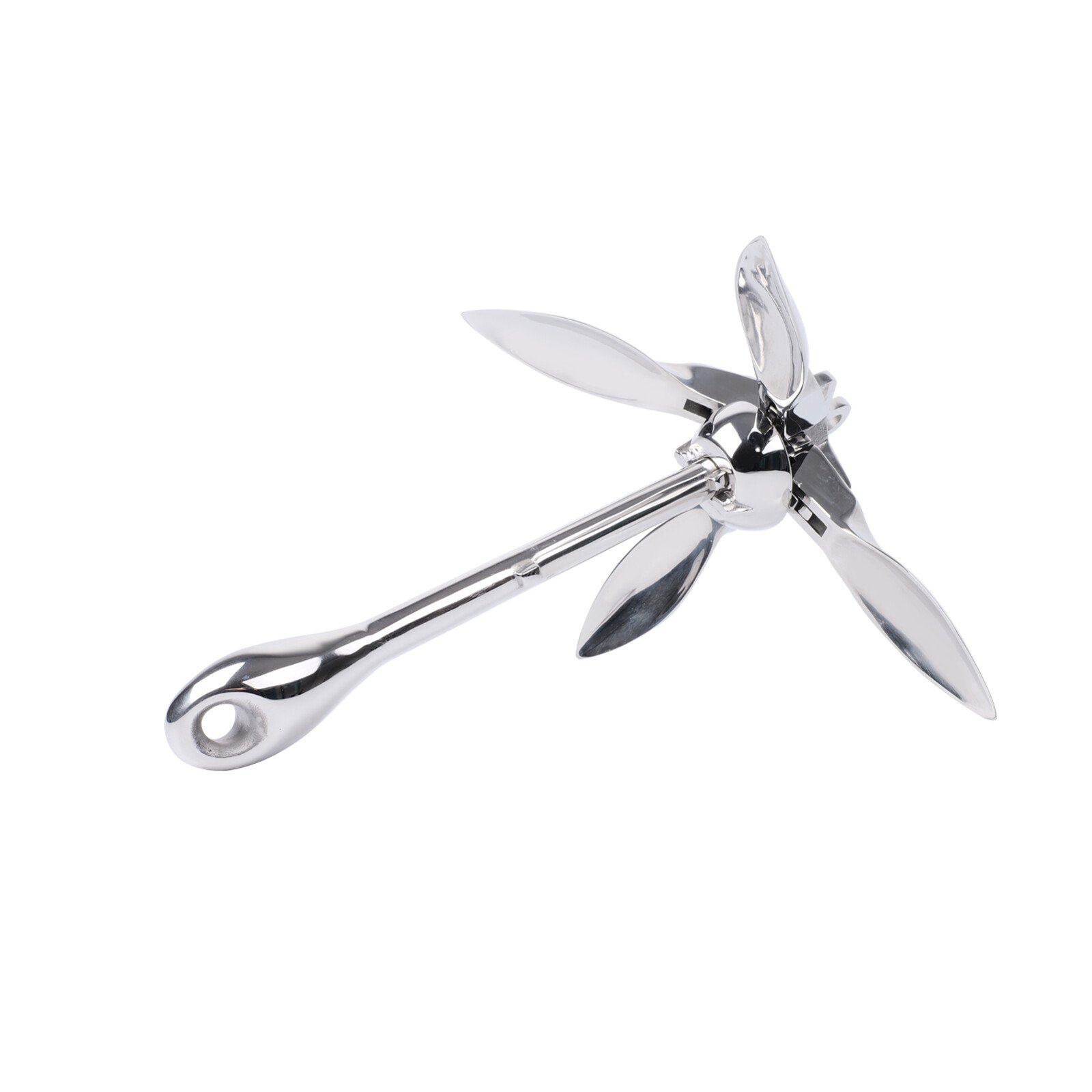 316 Stainless Steel or Carbon Steel Folding Boat Anchor for Boat and Kayaks