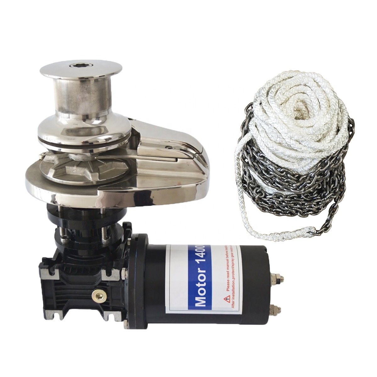 Hot Sale Stainless Steel Marine Boat Electric Vertical Winch Anchor Windlass