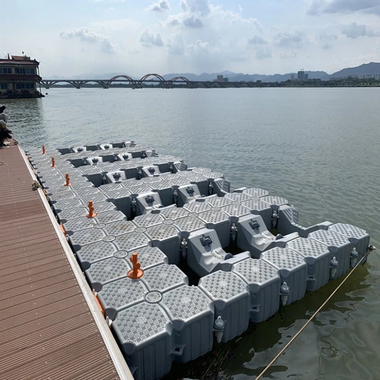 Modular Pontoon Cubes Floating Dock Jet Ski Boat Floats Walkway Bridge Platform