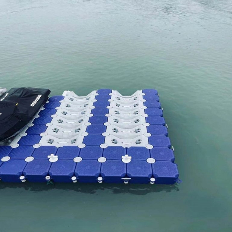 Modular Pontoon Cubes Floating Dock Jet Ski Boat Floats Walkway Bridge Platform