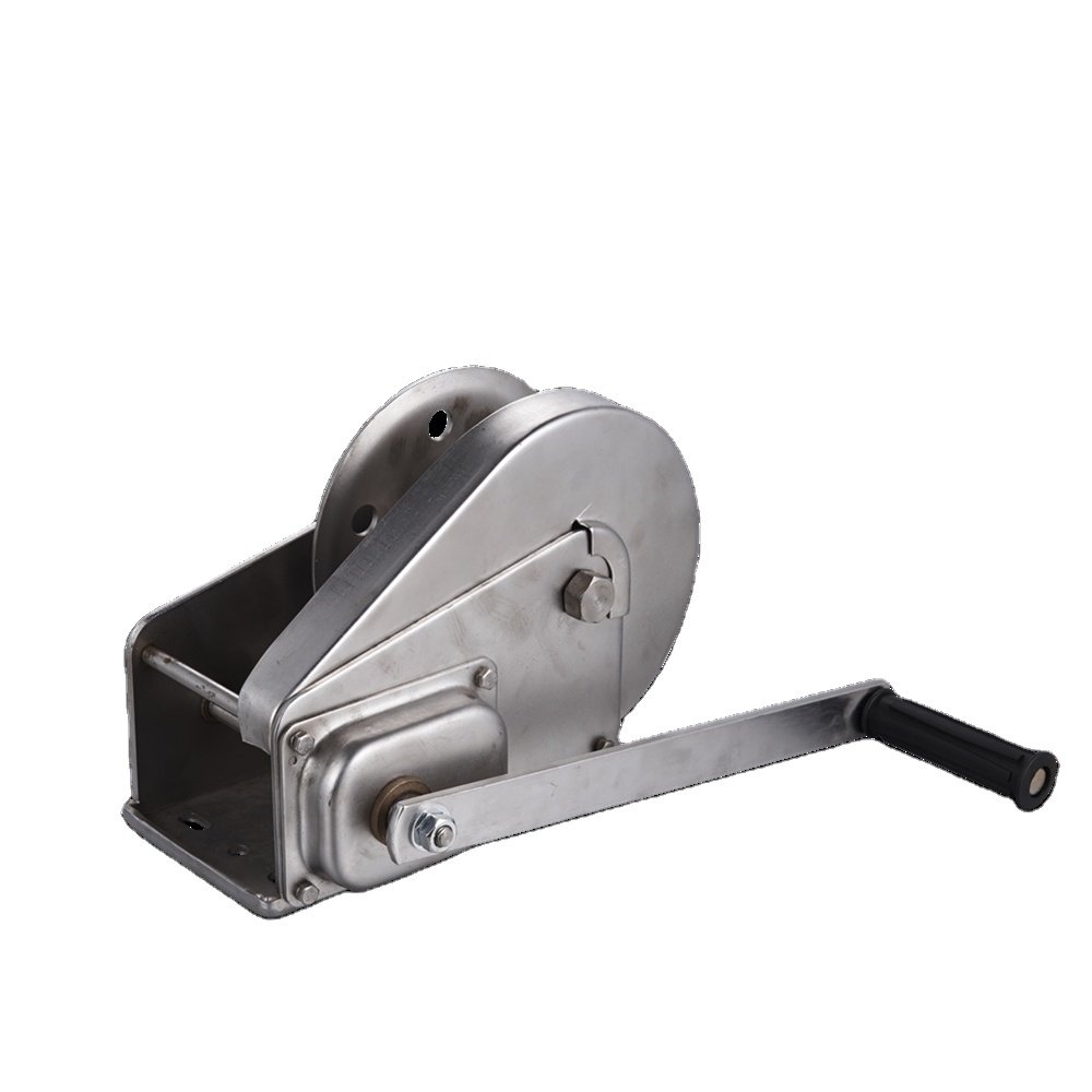 High Quality PAT SL 2600LBS Brake Hand Winch Stainless Steel 304 Marine Pulling Winch for Sea Boat Anchor Winch
