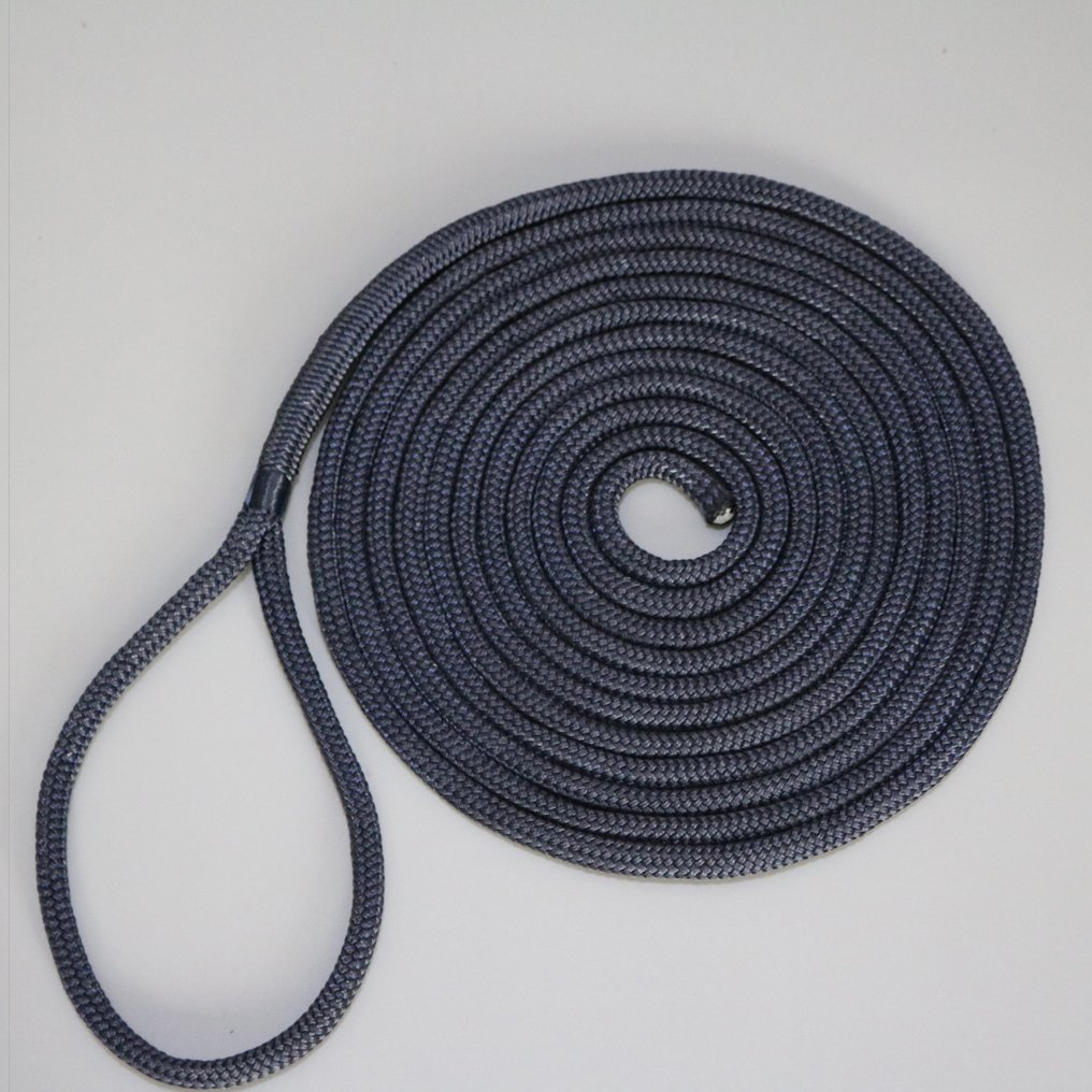 5/8 Inch Double Braided Dock Line Nylon Double Draided Boat Fender Rope for Ship/kayak/yachat
