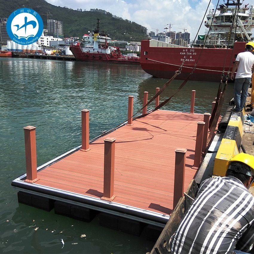 Foam 1100 Pontoon Boats Used Aluminum Dock Nonslip Decking Aluminum Gangway for Floating Docks
