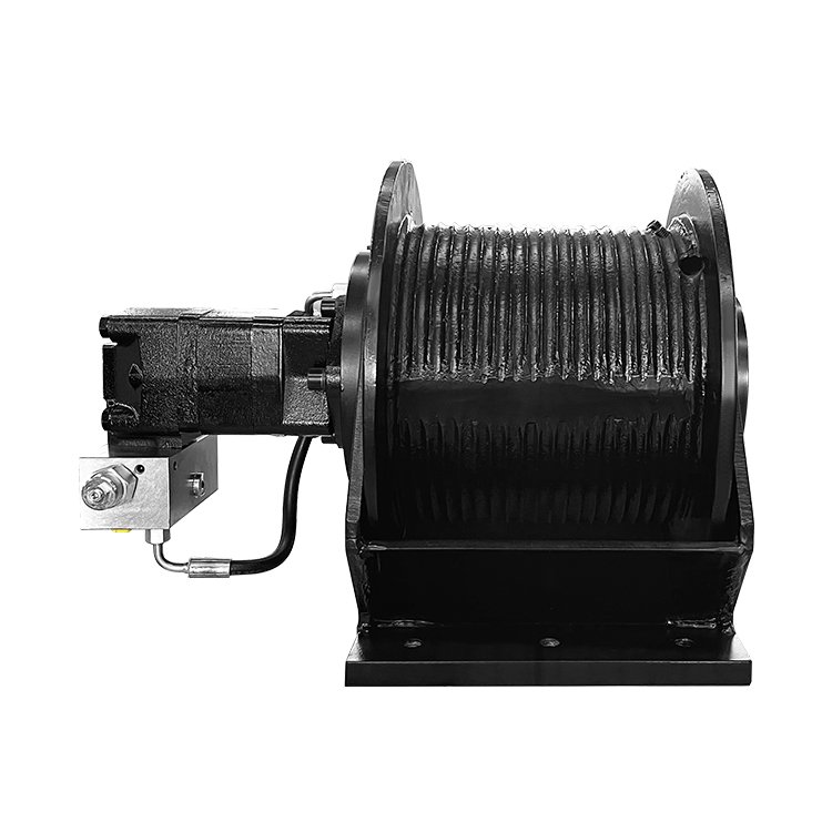 12 Ton Steel Electric Crane Hydraulic Winch with Pneumatic Power Source for Boat Lifting Cable Pulling Anchor Winch Application