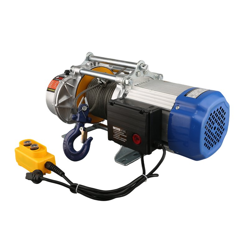 Low Noise KCD Aluminum Shell 110v 220v 380v 440v Volts 500kg 1500kg 1.5 2.5 3 Ton Wire Rope Mini Lift Hoist Electric Winch