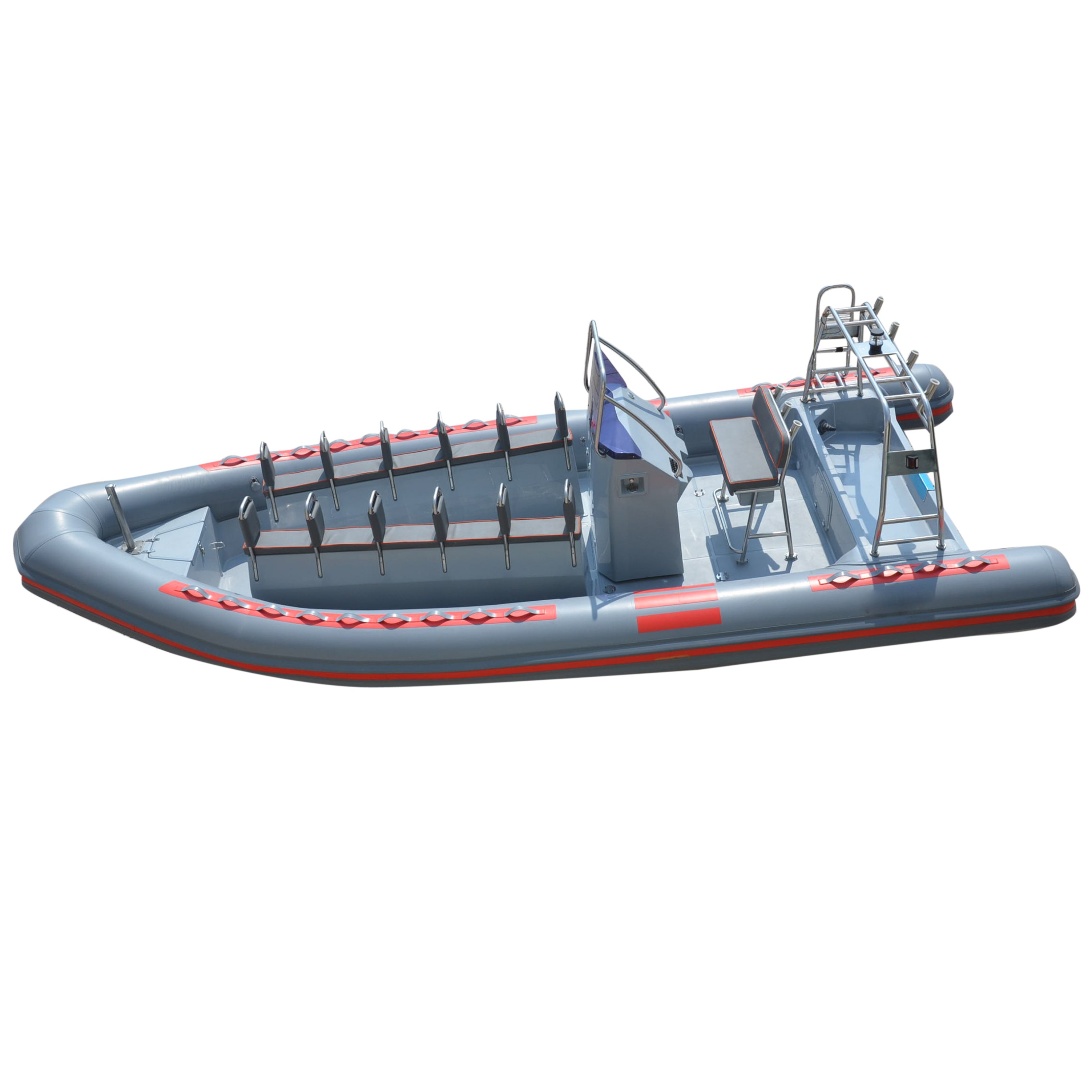 RIB700B Goethe Factory Direct Sale 20ft Center Console Glass Bottom Hypalon Boats for Sale
