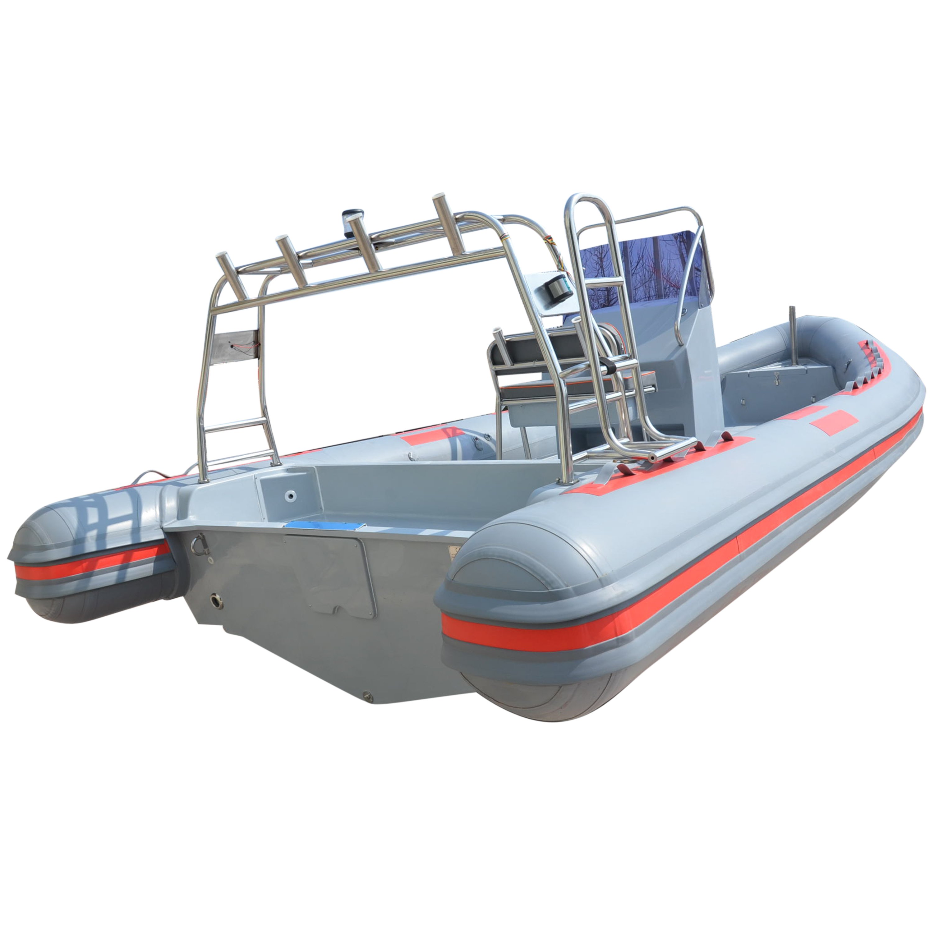 RIB700B Goethe Factory Direct Sale 20ft Center Console Glass Bottom Hypalon Boats for Sale