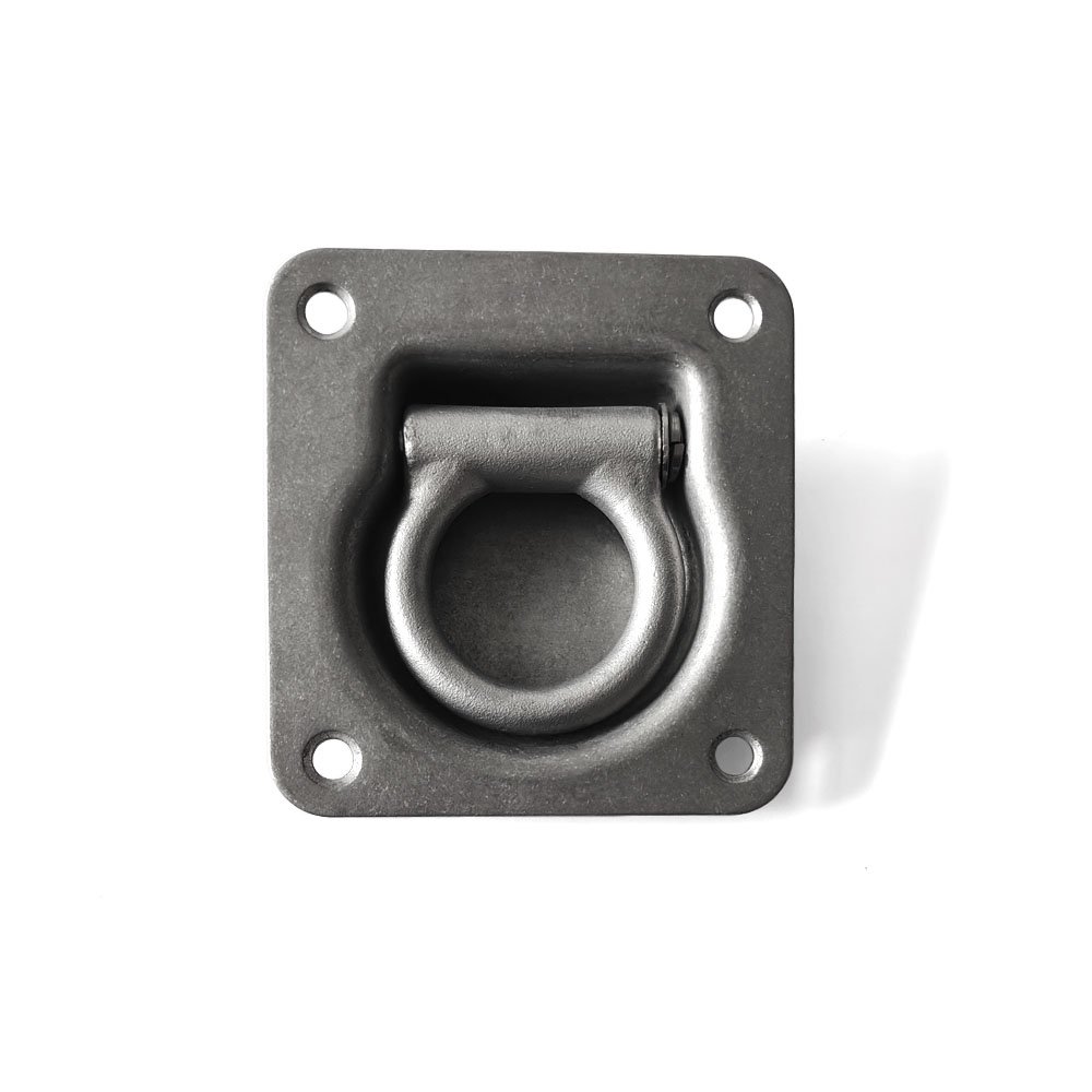 Factory Direct 304 Stainless Steel Pull Ring Anchors Trailer Accessories Recessed D-Ring Handle Tie Down Anchor