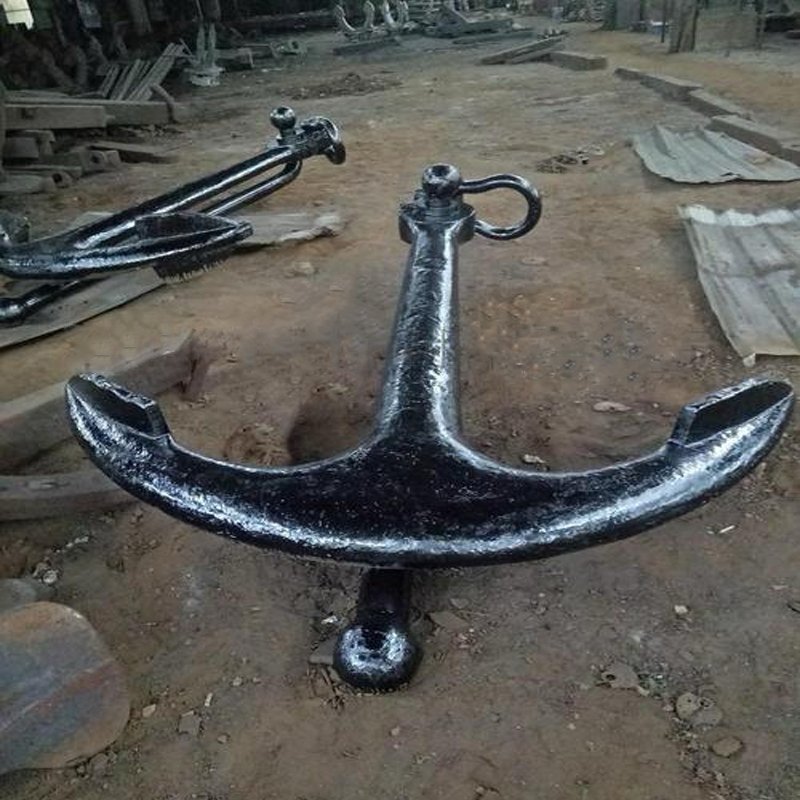 Professional Marine Shank Anchor, High Performance, Black Epoxy Finish, Suitable for All Water Conditions