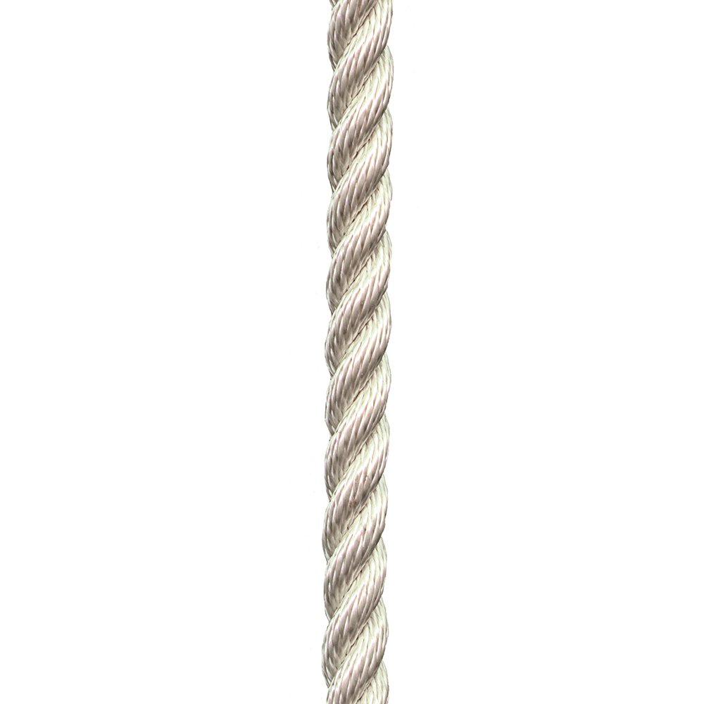 100 Foot 200ft 1inch 14mm 5 32 1 3 4 2 Inch Black Yellow 3 Strand Twisted Double Braided Nylon Rope