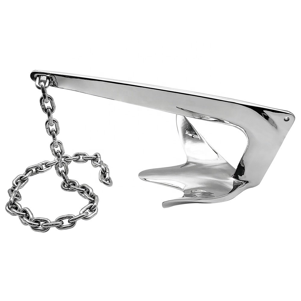 High Quality Stockless Ship Marine Hardware Stainless Steel Boat Bruce Anchors for Sale Yacht