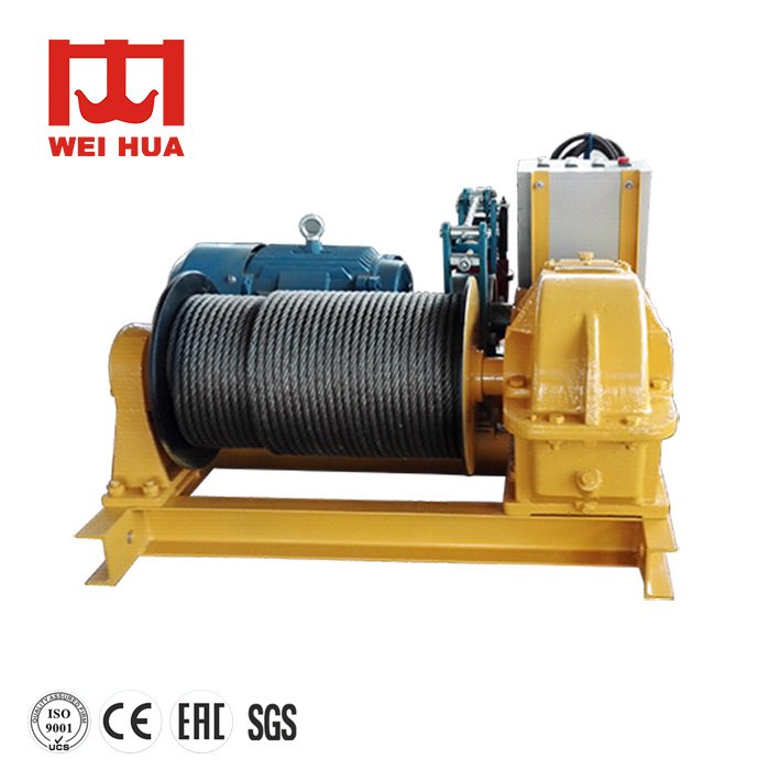ISO CE Certificate 100ton Wire Rope Capacity Electric Boat Anchor Winch 30 Ton 35 Ton for Pulling