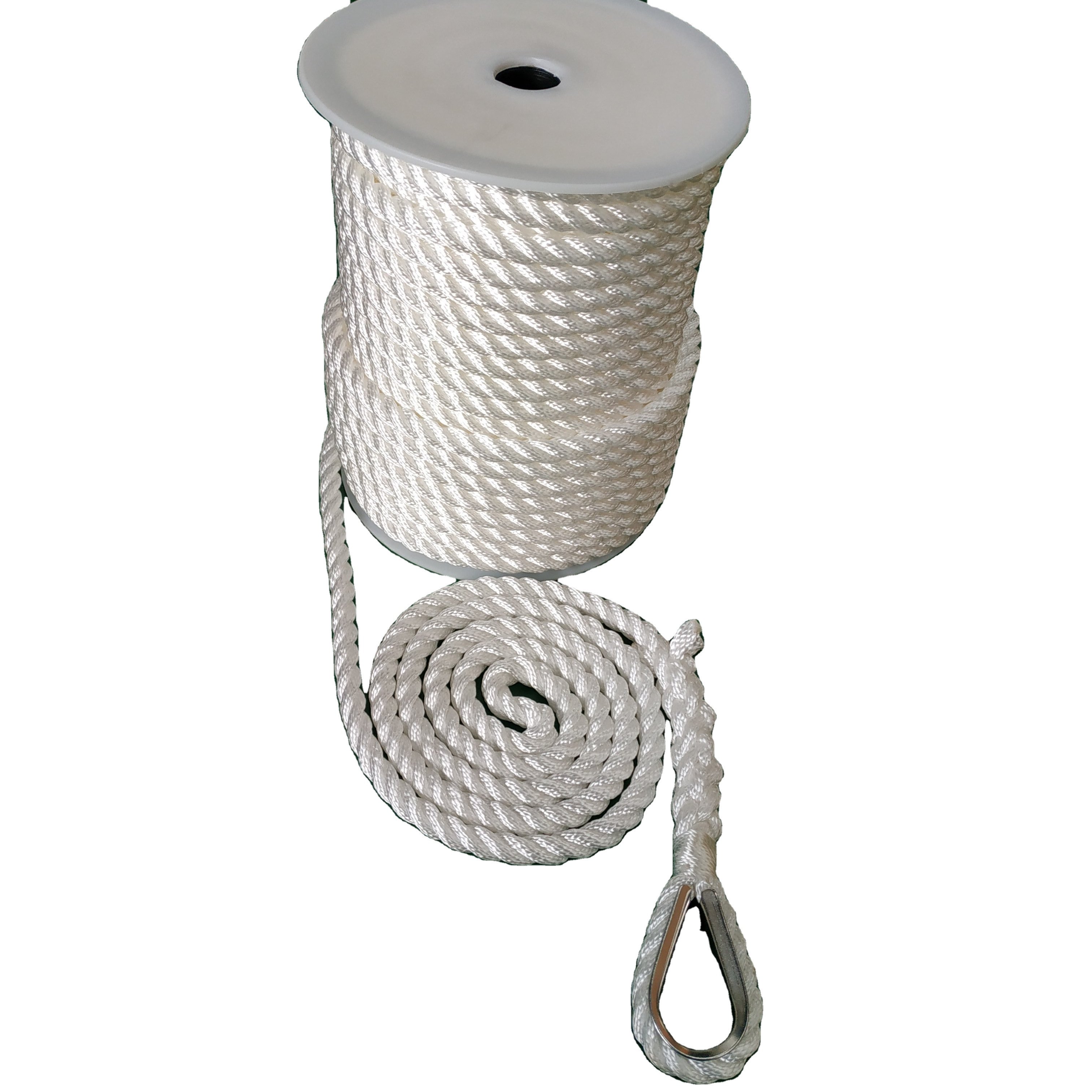 High Quality Durable Pp/polyester/nylon Dock Line Anchor Line Marine Rope