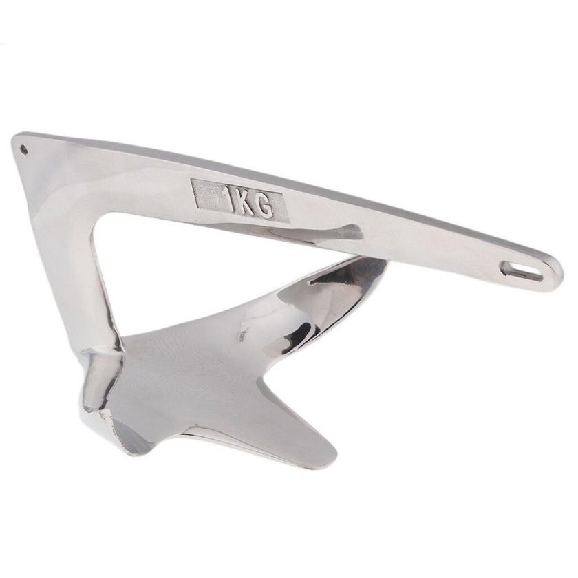 40kgs Stainless Steel Bruce Anchor,Bruce Ship Anchor,Marine Hardware Bruce Anchor for Boats