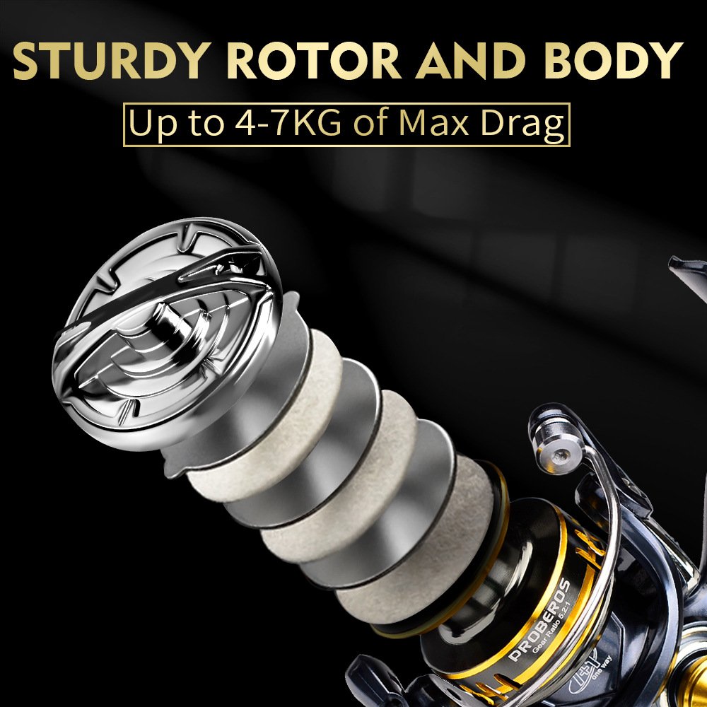Hot Sale CNC Metal Rocker Arm Long Casting 7+1BB 8KG Spinning Wheel Fishing Line Wheel Sea Fishing Wheel for Casting Fishing