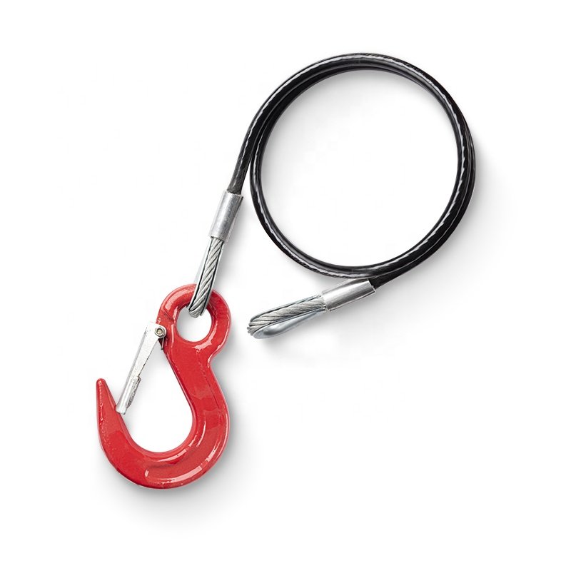 Marine Boat Trail Safety Nylon Anchor Line with S Shape Stainless Steel Clevis Sling Hook with Cast Latch