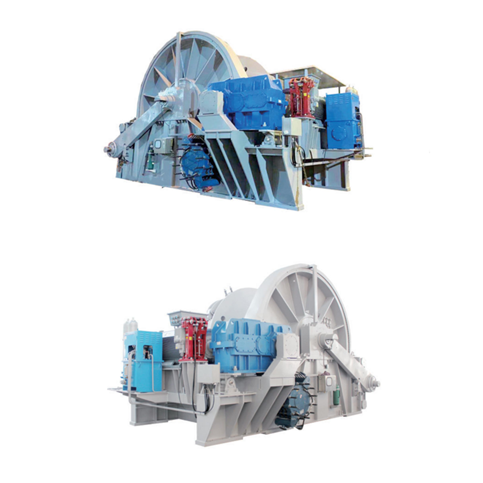 300KN-3500KN High Automation Electric Frequency Conversion Mooring Positioning Winch With Complete Monitoring & Operating System