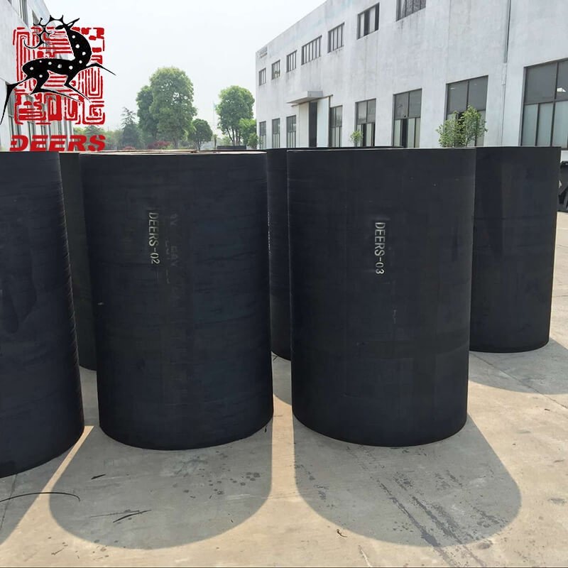 Deers Rubber Round or Cylindrical Fenders Bumper Fender Dia 1200*600mm
