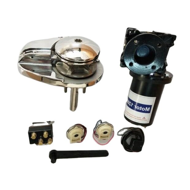POWER 24v 12v Electric Boat Anchor Winch Wholesale Windlass 600w 1000w 1200w Marine Winches for Boat with Twin Capstan