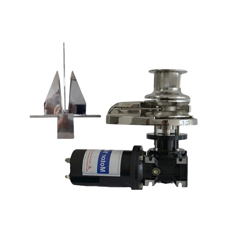 POWER 24v 12v Electric Boat Anchor Winch Wholesale Windlass 600w 1000w 1200w Marine Winches for Boat with Twin Capstan