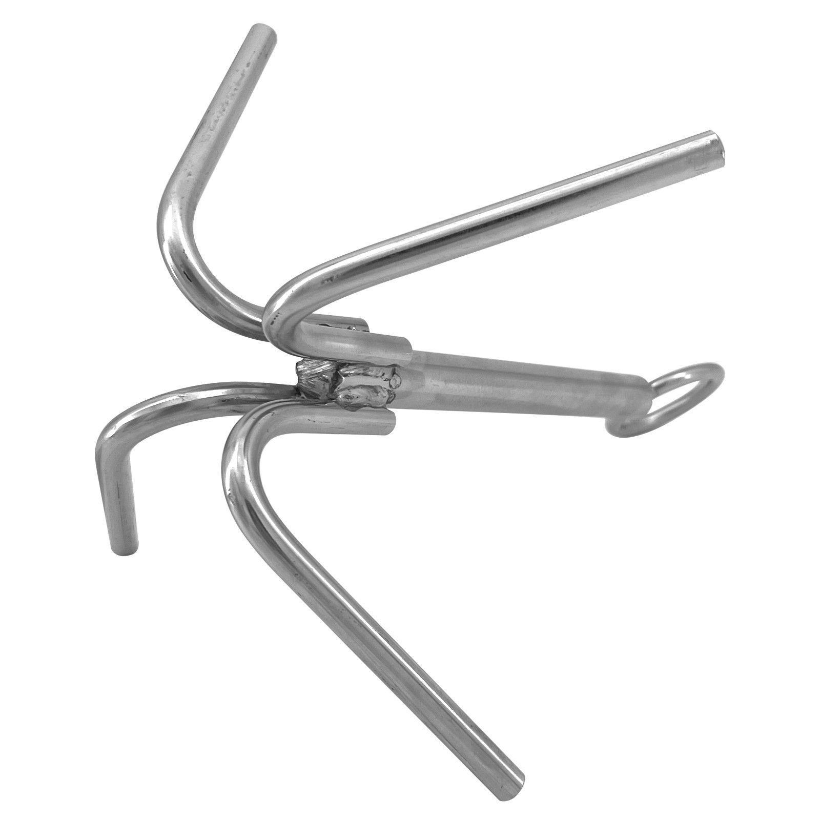Marine Boat Yacht Hardware Anchor Marine Grapnel 4 Claw Anchor 316 Stainless Steel AntiRust Grappling Hook for Small LifeCraft