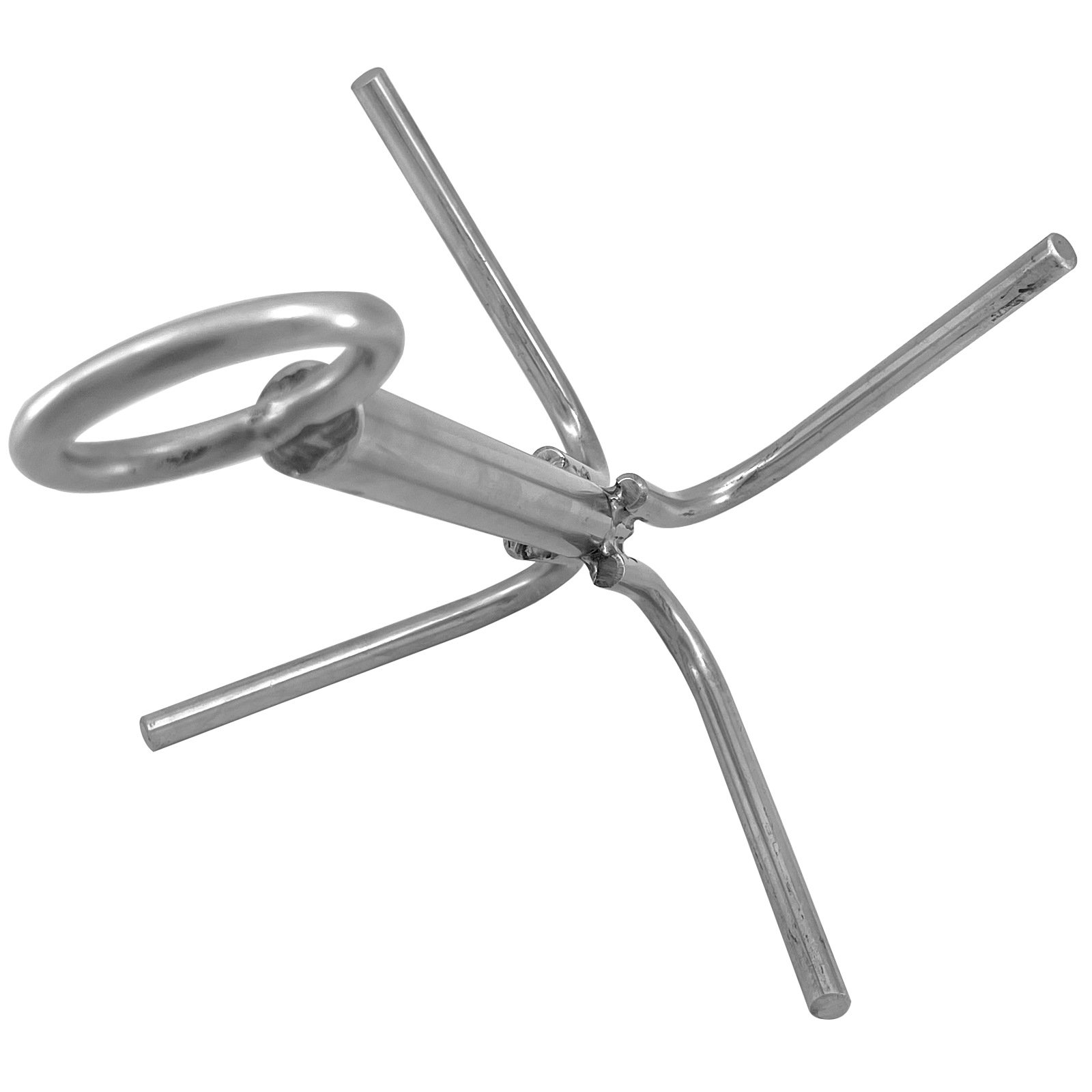 Marine Boat Yacht Hardware Anchor Marine Grapnel 4 Claw Anchor 316 Stainless Steel AntiRust Grappling Hook for Small LifeCraft